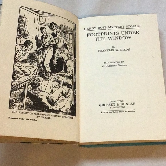 VTG 1933 Hardy Boys “Footprints Under the Window” - Picture 4 of 7